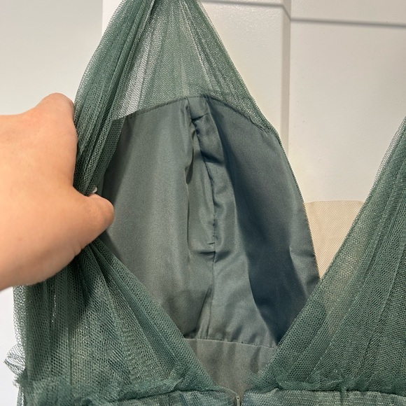 Revelry Alma Tulle Dress in Rosemary size 12 - Picture 5 of 9